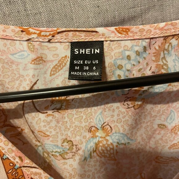NWOT Short Sleeve SHEIN Blouse - Picture 3 of 5